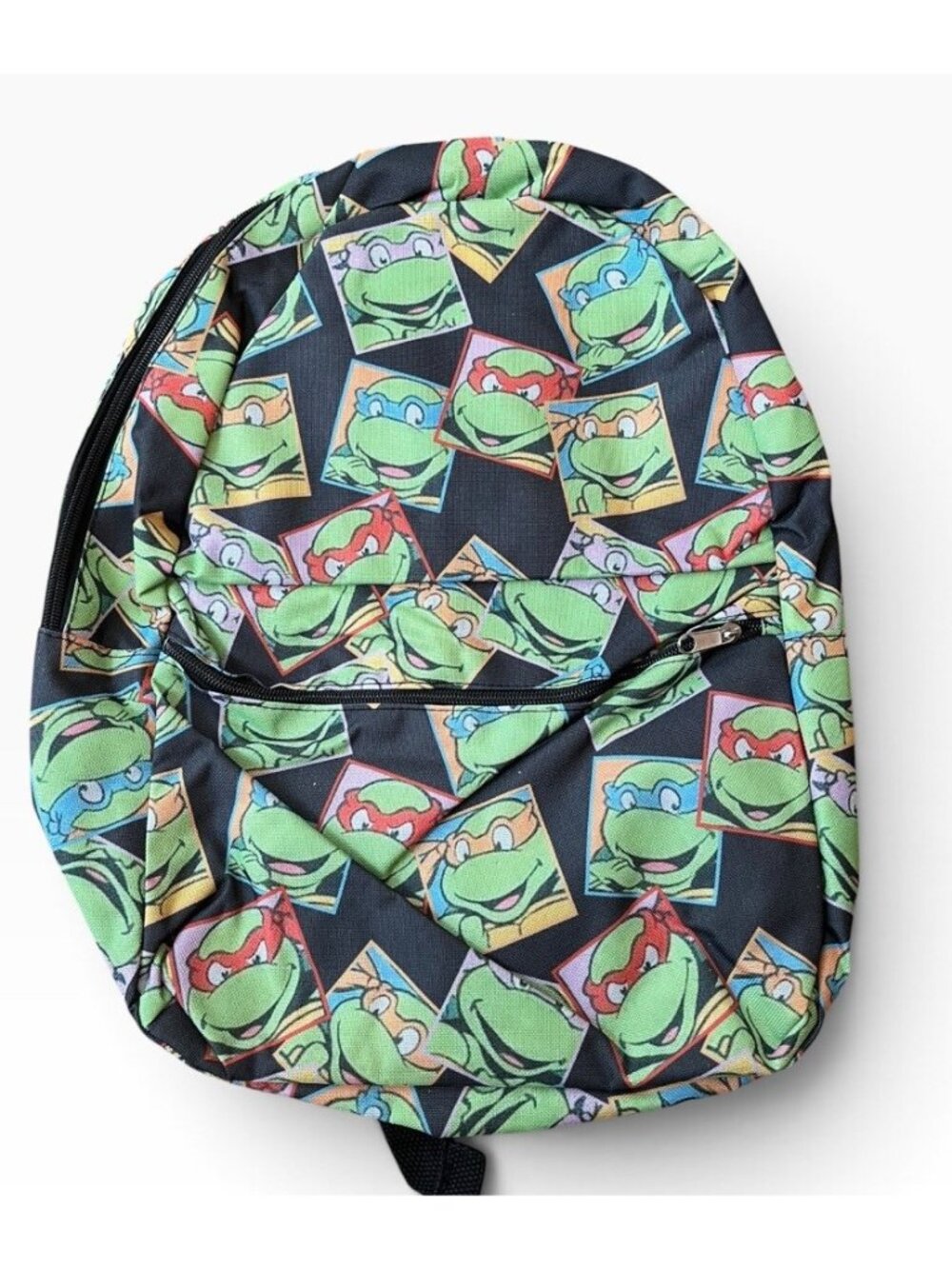 Nickelodeon Teenage Mutant Ninja Turtles Full Size Canvas Backpack 17 in NWT